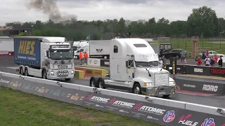 Парад грузовиков участников драг рэйсинг Фестиваль TRUCKFEST Быково RDRC Racepark траки драг  дрифт