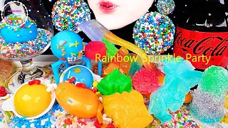 ASMR RAINBOW SPRINKLE PARTY 스프링클 파티 / NUNSAEGI ASMR 눈새기