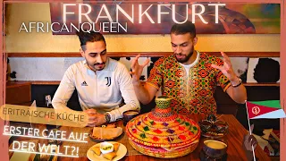 AFRIKANISCH essen in FRANKFURT | Der ERSTE CAFFE auf der WELT !| Tolunay mit @büni & @sezo