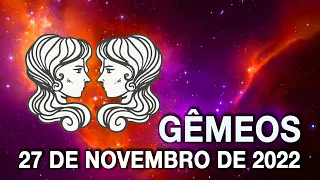 😊𝐕𝐎𝐂Ê 𝐅𝐄𝐙 𝐀 𝐌𝐀𝐍𝐈𝐅𝐄𝐒𝐓𝐀ÇÃ𝐎 𝐂𝐄𝐑𝐓𝐀🌟Gêmeos♊ 27 de novembro 2022|Horóscopo do dia de hoje