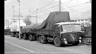 VIAGGIO NEL TEMPO L'ITALIA DEL DOPOGUERRA ANNI '50 '60' 70 FOTO CAMION EPOCA ITALIANI IN BIANCO-NERO