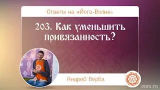 203. Как уменьшить привязанность? А.Верба. Ответы на «Йога-Волне»