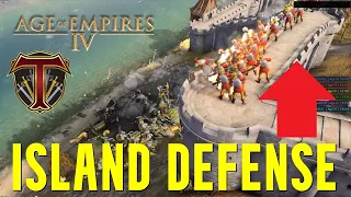 GLORIOUS ISLAND DEFENSE FFA | Haggard Invasions & Schemes - Age of Empires 4