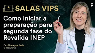 Como iniciar a preparação para segunda fase do Revalida INEP. Com Dra Thamyres Areia