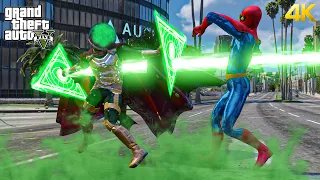 GTA 5 - Spider-Man VS Mysterio | Epic Death Battle !