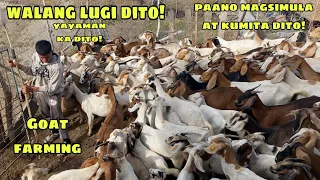 WALANG LUGI DITO | PAANO MAGSIMULA AT KUMITA SA GOAT FARMING | EMPLEYADONG FARMER | GENSAN CITY