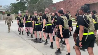 2020 FORT JACKSON drill sergeant with amazing voice