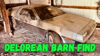 DeLorean Barn Find with 977 Miles!