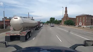 June 3, 2021/197 Trucking. Loaded for Denton, Texas heavy rain