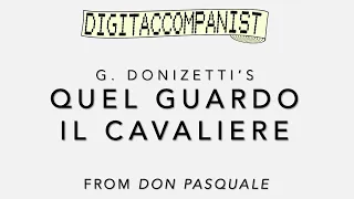 Quel guardo il cavaliere... So anch'io la virtu magica – Digital Accompaniment