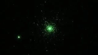 M15 Globular Cluster @ 90X thru Night Vision in Real-Time