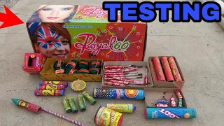 Testing Different types of Diwali Fireworks Stash 2019 | New & Unique Types Of Firecrackers|Crackers