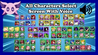 SFSB: All Characters Select Screen With Voice