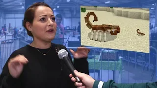 Netty Plays talks about Her Favorite thing in Minecraft at Minecon Earth 2018 Community Event