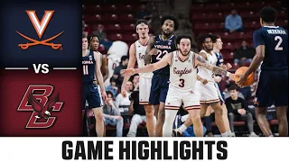 Virginia vs. Boston College Game Highlights | 2023-24 ACC Men's Basketball