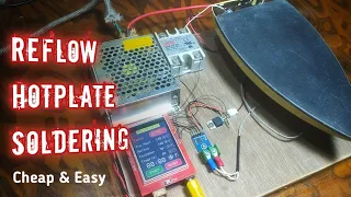 How to make Reflow Hoteplate from a regular dry iron with touchscreen interface