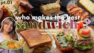 i rated your sandwich recipes to find the best one 👑