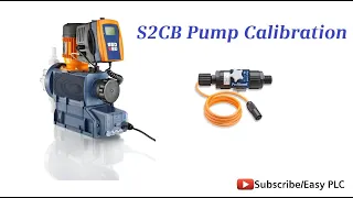 S2CB Prominent Sigma Dosing/metering Pump Calibration Procedure Step by Step