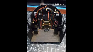 German Steam Locomotive BR52 (Part 5 Building and Painting the Cab Interior).