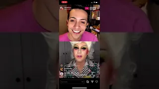 Denali and Rosé's instagram live (RPDR season 13) Monday, February 8th 2021