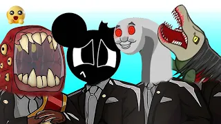 Train Eater Vs Thomas Train E X E Vs Scp 682 Vs Cartoon Mouse - COffin Dance Meme ( COVER )