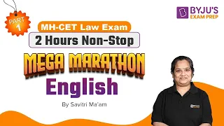 English Marathon for MH-CET Law | MH-CET Law 2023 English Questions | Part 1 | MH-CET Law Exam