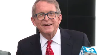 DeWine visits COVID-19 vaccination site at Ohio State