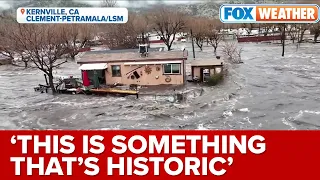 'This Is Definitely Historic': Atmospheric River Brings Major Flooding to CA