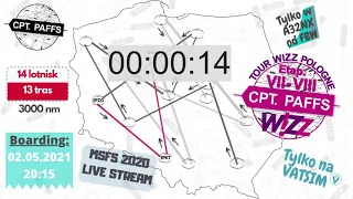[MSFS 2020] LIVE STREAM | Vatsim | Zielona Góra (EPZG) - Katowice (EPKT) - Bydgoszcz (EPBY) | A32NX