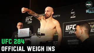 UFC 284: Official Weigh-Ins
