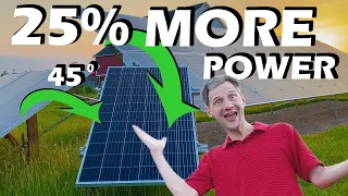 South West vs. South - Get MORE POWER - DIY Solar Panel System Performance - Actual Data