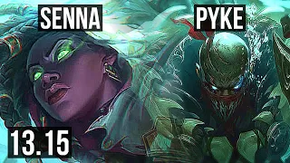 SENNA & Ashe vs PYKE & Kai'Sa (SUP) | 2.6M mastery, 1700+ games, 3/3/14 | EUW Challenger | 13.15