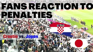 Fans' Reaction to Croatia-Japan Penalties