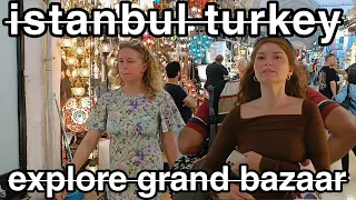 Istanbul Turkey2024 City Center Explorer grand bazaar(kapali çarşi).4k|60fps
