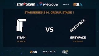 Titan vs GreyFace - Map 1 - Dust 2 (SL i-League StarSeries XIV)