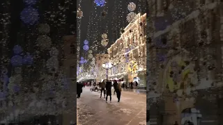 Christmas in Moscow, Russia ✨❄️#TheBillionaireLife🎥 @julia_lusha