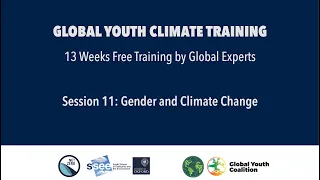 Global Youth Climate Training | Session 11 | Gender and Climate Change