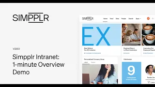 Simpplr, the AI-powered Employee Experience Platform, in 1 minute