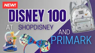 NEW! shopDisney & PRIMARK Disney 100 Shop with me (including the newly released Loungefly bag)!