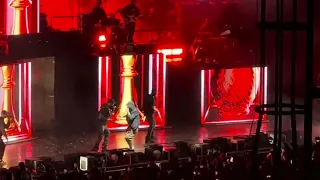 50 cent with Eminem live in Detroit on 9/17/23