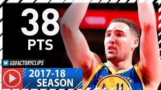 Klay Thompson Full Highlights vs Bulls (2018.01.17) - 38 Pts, 7 Threes!