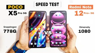 Poco X5 Pro 5G vs Redmi Note 12 Pro Plus 5G Speed Test & Comparison | Which is Better?