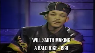Will Smith making a bald joke - Arsenio 1991