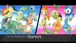 Pokémon Battle Revolution #291 - Kanto/Johto Starters vs. Hoenn/Sinnoh Starters (Metronome Battle)