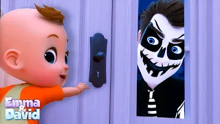 Knock Knock, Who's At The Door? - Kids Songs & Nursery Rhymes | Emma & David