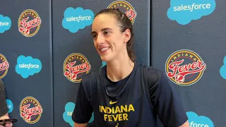 Caitlin Clark discusses Indiana Fever's Game 2 loss to Liberty — energy & effort needs to improve