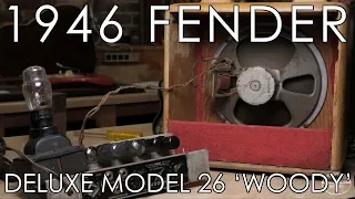 Leo Fender's personal 1946 Fender Deluxe Model 26 'Woody' amp!