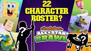 22 Character Base Roster for Nickelodeon All Star Brawl