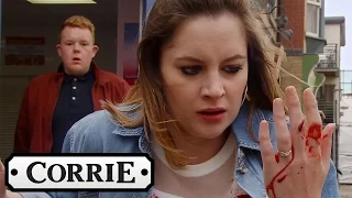 Coronation Street - Kylie Is Stabbed In The Chest