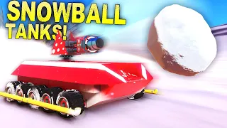 OVERPOWERED Snowball Fight With Tanks!